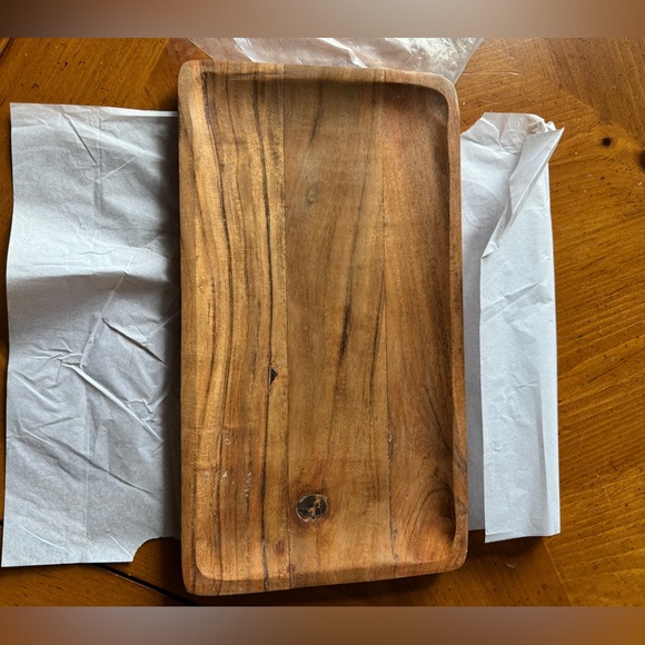 Other - To the Market Buy the Change You Want to See wooden tray